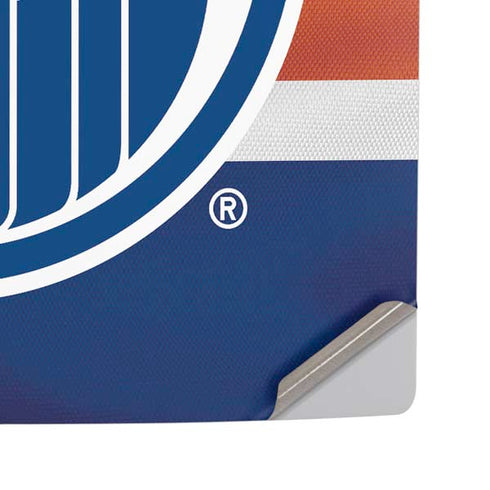 NHL Edmonton Oilers Jersey PS5 Pro Disk Console Skin