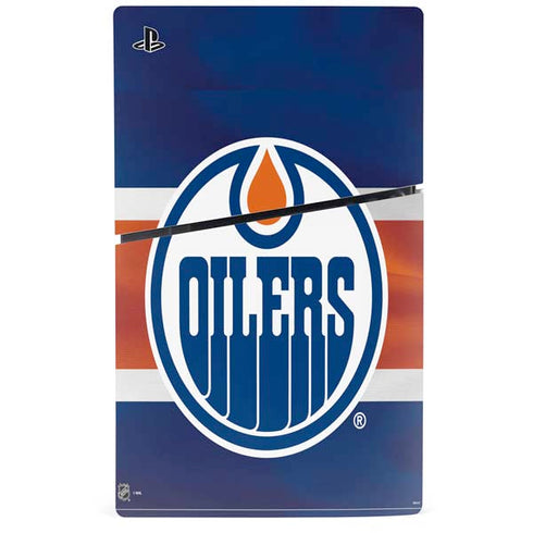 NHL Edmonton Oilers Jersey PS5 Slim Digital Edition Console Skin