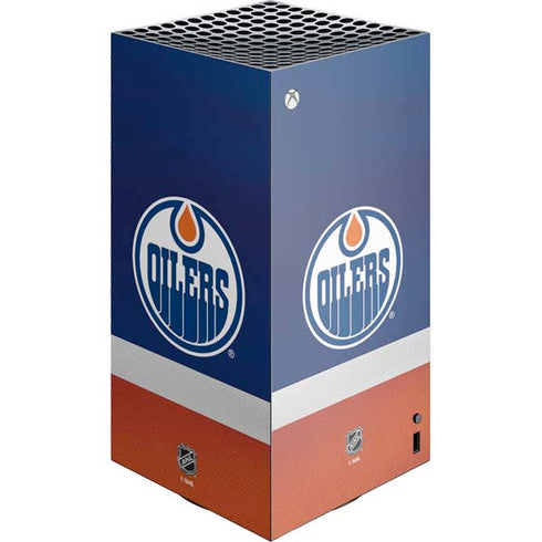 NHL Edmonton Oilers Jersey XBox Series X Digital Edition Console Skin
