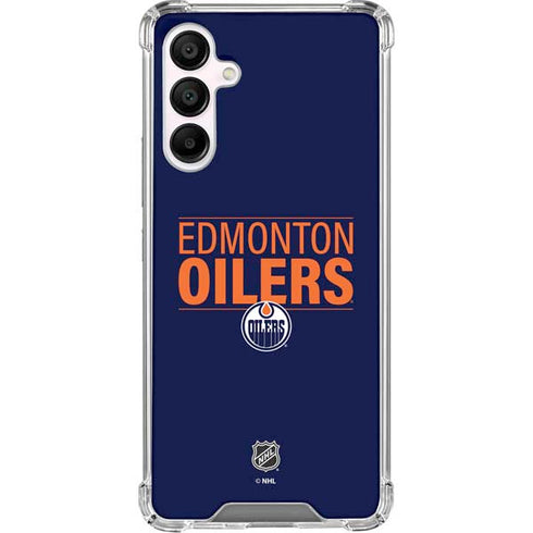 NHL Edmonton Oilers Lineup Galaxy A16 5G Clear Case