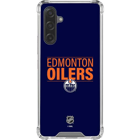 NHL Edmonton Oilers Lineup Galaxy A17 Clear Case