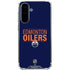 NHL Edmonton Oilers Lineup Galaxy A36 5G Clear Case