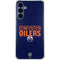 NHL Edmonton Oilers Lineup Galaxy A55 5G Clear Case