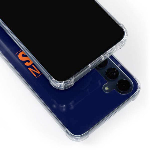 NHL Edmonton Oilers Lineup Galaxy A55 5G Clear Case