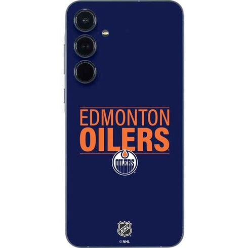 NHL Edmonton Oilers Lineup Galaxy A55 5G Skin