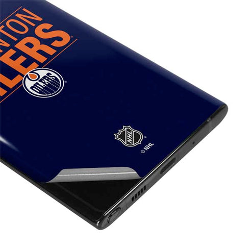 NHL Edmonton Oilers Lineup Galaxy Note 10 Plus Skin