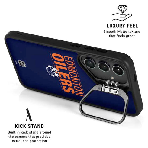 NHL Edmonton Oilers Lineup Galaxy S24 FE Kickstand Case