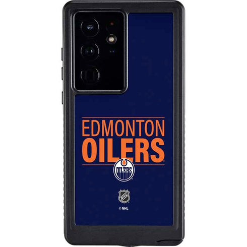 NHL Edmonton Oilers Lineup Galaxy S24 Ultra Waterproof Case