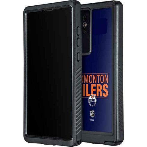 NHL Edmonton Oilers Lineup Galaxy S24 Ultra Waterproof Case