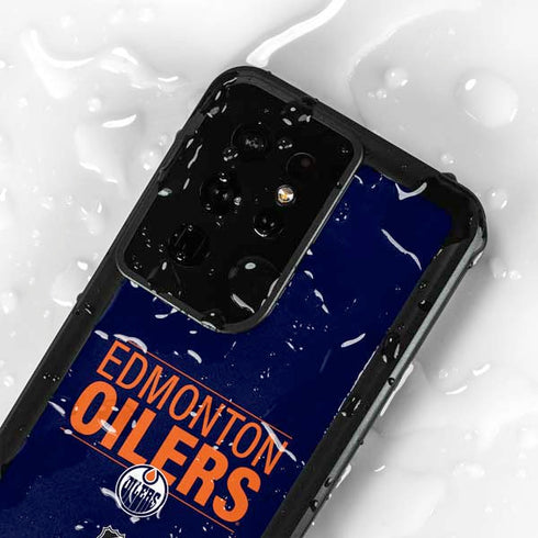 NHL Edmonton Oilers Lineup Galaxy S24 Ultra Waterproof Case