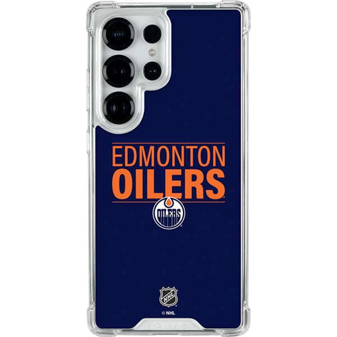 NHL Edmonton Oilers Lineup Galaxy S25 Ultra Clear Case