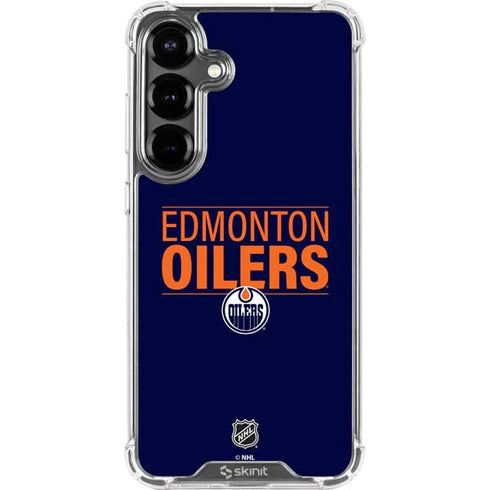 NHL Edmonton Oilers Lineup Galaxy S26 Clear Case
