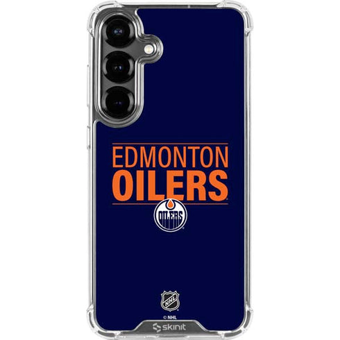NHL Edmonton Oilers Lineup Galaxy S26 Plus Clear Case