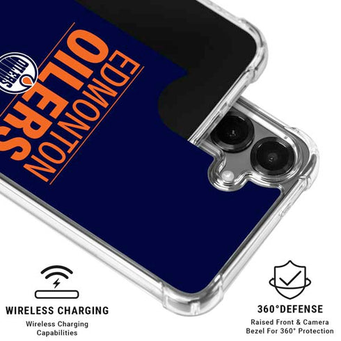 NHL Edmonton Oilers Lineup Galaxy S26 Plus Clear Case