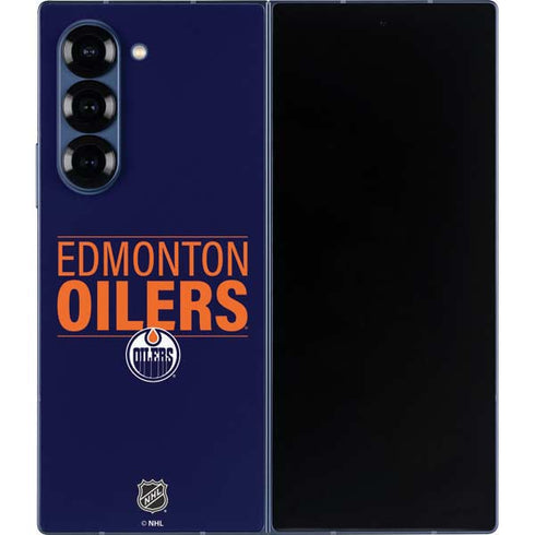 NHL Edmonton Oilers Lineup Galaxy Z Fold6 Skin