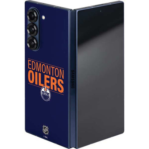 NHL Edmonton Oilers Lineup Galaxy Z Fold6 Skin
