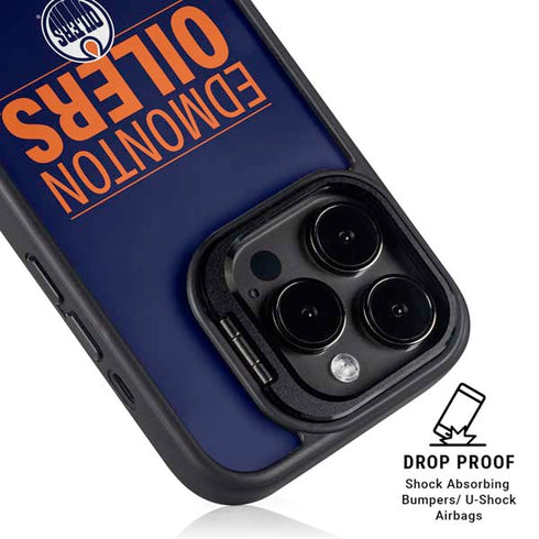 NHL Edmonton Oilers Lineup iPhone 14 Pro Max Kickstand Case