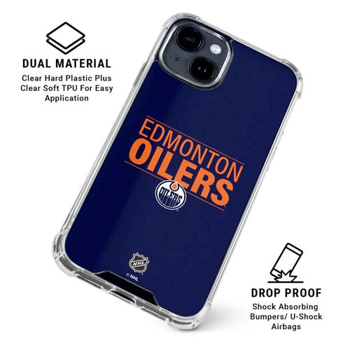 NHL Edmonton Oilers Lineup iPhone 15 Clear Case