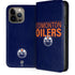 NHL Edmonton Oilers Lineup iPhone 15 Pro Max Folio Case
