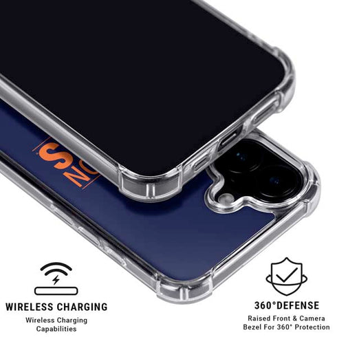 NHL Edmonton Oilers Lineup iPhone 16 Clear Case