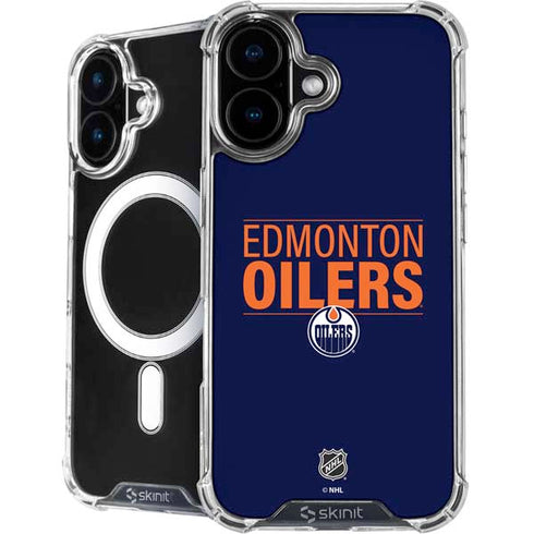 NHL Edmonton Oilers Lineup iPhone 16 MagSafe Case