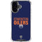 NHL Edmonton Oilers Lineup iPhone 16 Plus Clear Case