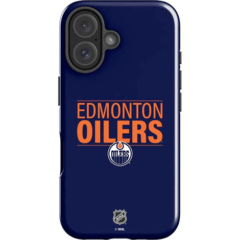 NHL Edmonton Oilers Lineup iPhone 16 Plus Impact Case