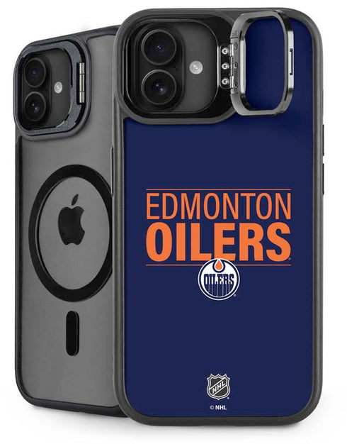 NHL Edmonton Oilers Lineup iPhone 16 Plus Kickstand Case