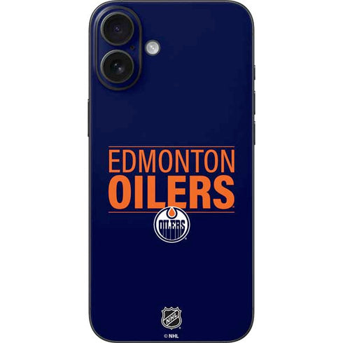 NHL Edmonton Oilers Lineup iPhone 16 Plus Skin