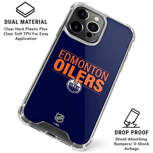 NHL Edmonton Oilers Lineup iPhone 16 Pro Clear Case