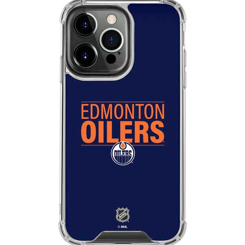 NHL Edmonton Oilers Lineup iPhone 16 Pro Max Clear Case