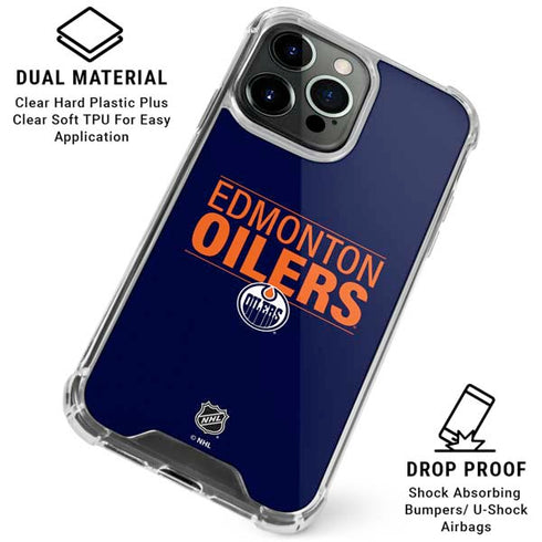 NHL Edmonton Oilers Lineup iPhone 16 Pro Max Clear Case