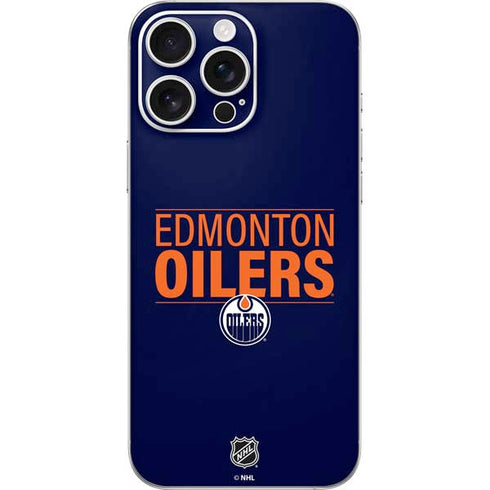 NHL Edmonton Oilers Lineup iPhone 16 Pro Max Skin