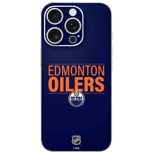 NHL Edmonton Oilers Lineup iPhone 16 Pro Skin