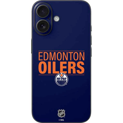 NHL Edmonton Oilers Lineup iPhone 16 Skin