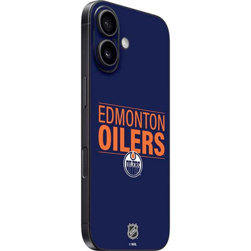 NHL Edmonton Oilers Lineup iPhone 16 Skin