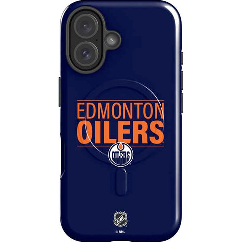 NHL Edmonton Oilers Lineup iPhone 17 Magsafe Impact Case