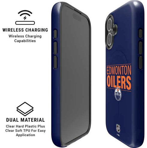 NHL Edmonton Oilers Lineup iPhone 17 Magsafe Impact Case