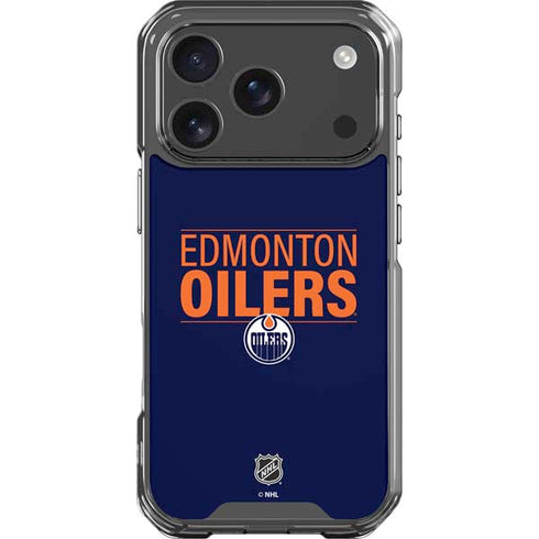 NHL Edmonton Oilers Lineup iPhone 17 Pro Clear Case