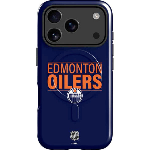 NHL Edmonton Oilers Lineup iPhone 17 Pro Magsafe Impact Case