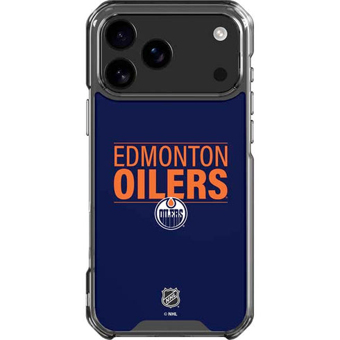 NHL Edmonton Oilers Lineup iPhone 17 Pro Max Clear Case