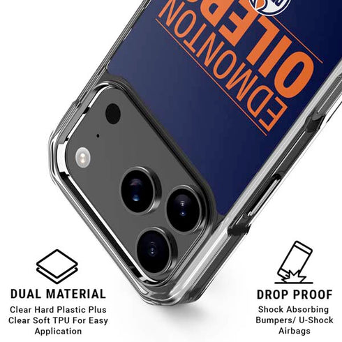 NHL Edmonton Oilers Lineup iPhone 17 Pro Max Clear Case
