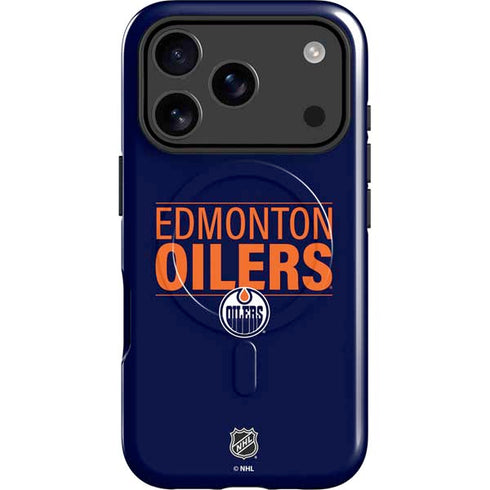 NHL Edmonton Oilers Lineup iPhone 17 Pro Max Magsafe Impact Case