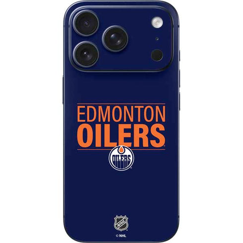 NHL Edmonton Oilers Lineup iPhone 17 Pro Skin