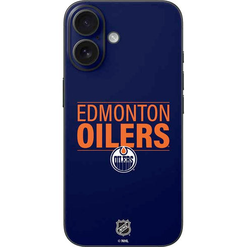 NHL Edmonton Oilers Lineup iPhone 17 Skin