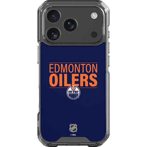NHL Edmonton Oilers Lineup iPhone 18 Pro Clear Case