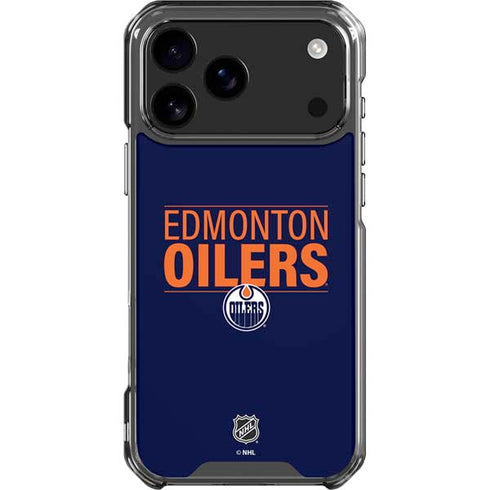 NHL Edmonton Oilers Lineup iPhone 18 Pro Max Clear Case