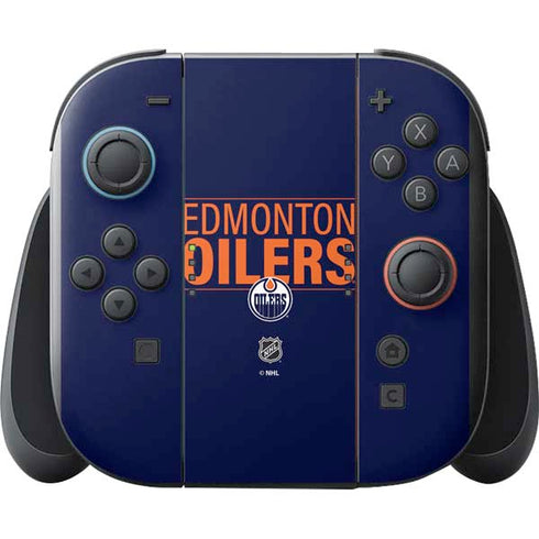 NHL Edmonton Oilers Lineup Nintendo Switch 2 (2025) with Joy-Con Skin