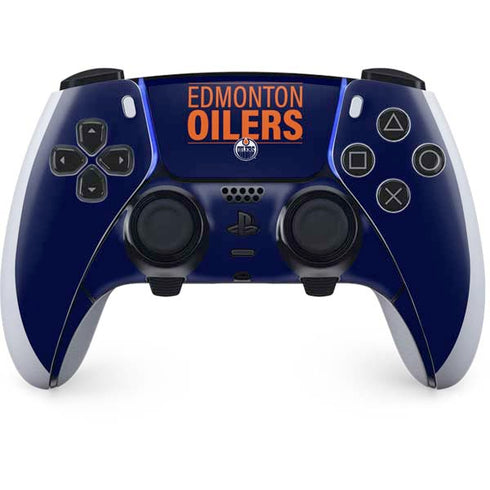 NHL Edmonton Oilers Lineup PS5 DualSense Edge Pro Controller Skin