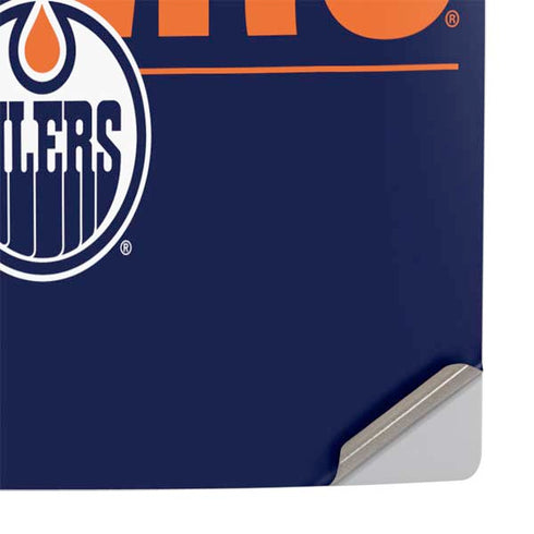 NHL Edmonton Oilers Lineup PS5 Slim Digital Edition Console Skin